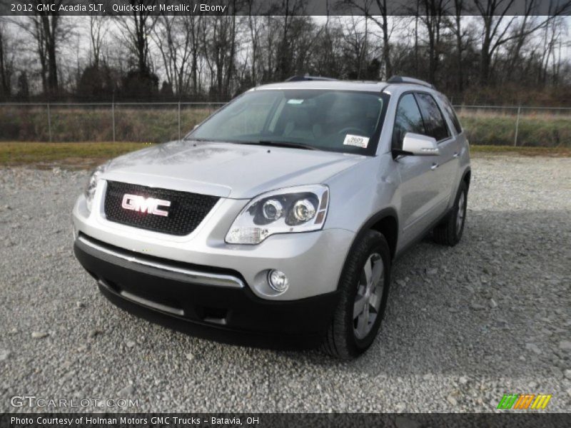 Quicksilver Metallic / Ebony 2012 GMC Acadia SLT