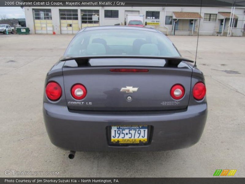 Majestic Amethyst Metallic / Gray 2006 Chevrolet Cobalt LS Coupe