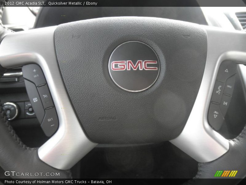 Quicksilver Metallic / Ebony 2012 GMC Acadia SLT
