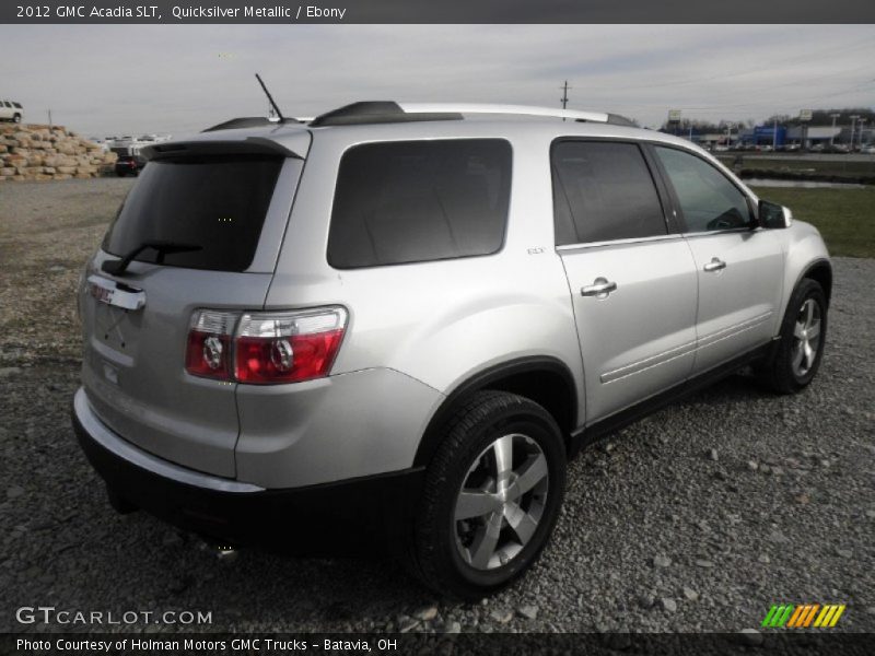 Quicksilver Metallic / Ebony 2012 GMC Acadia SLT