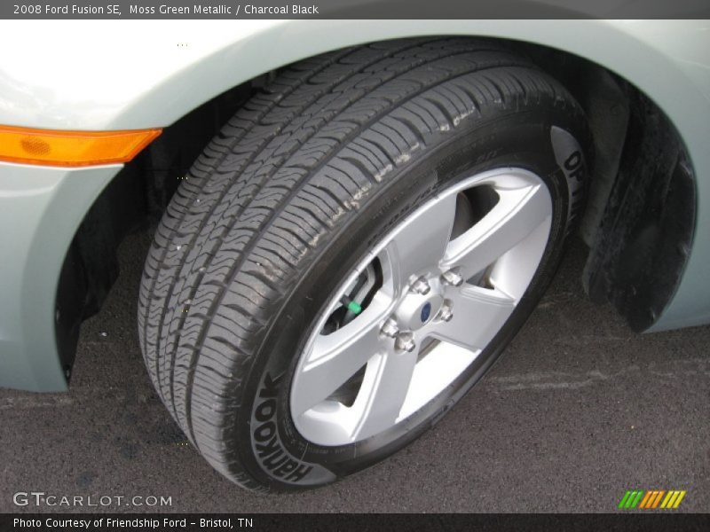 Moss Green Metallic / Charcoal Black 2008 Ford Fusion SE