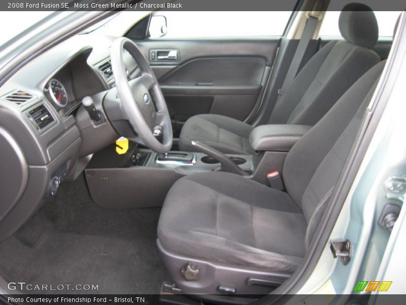 Moss Green Metallic / Charcoal Black 2008 Ford Fusion SE