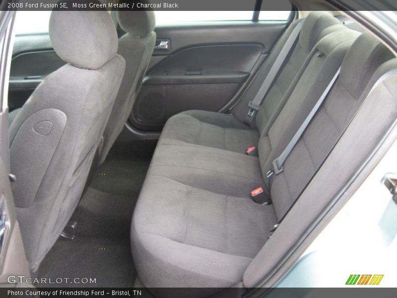 Moss Green Metallic / Charcoal Black 2008 Ford Fusion SE
