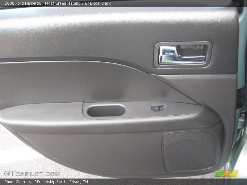 Moss Green Metallic / Charcoal Black 2008 Ford Fusion SE