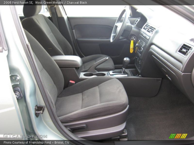 Moss Green Metallic / Charcoal Black 2008 Ford Fusion SE