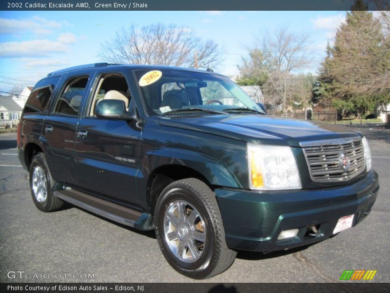 Green Envy / Shale 2002 Cadillac Escalade AWD