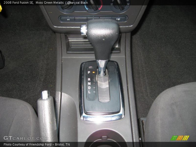 Moss Green Metallic / Charcoal Black 2008 Ford Fusion SE