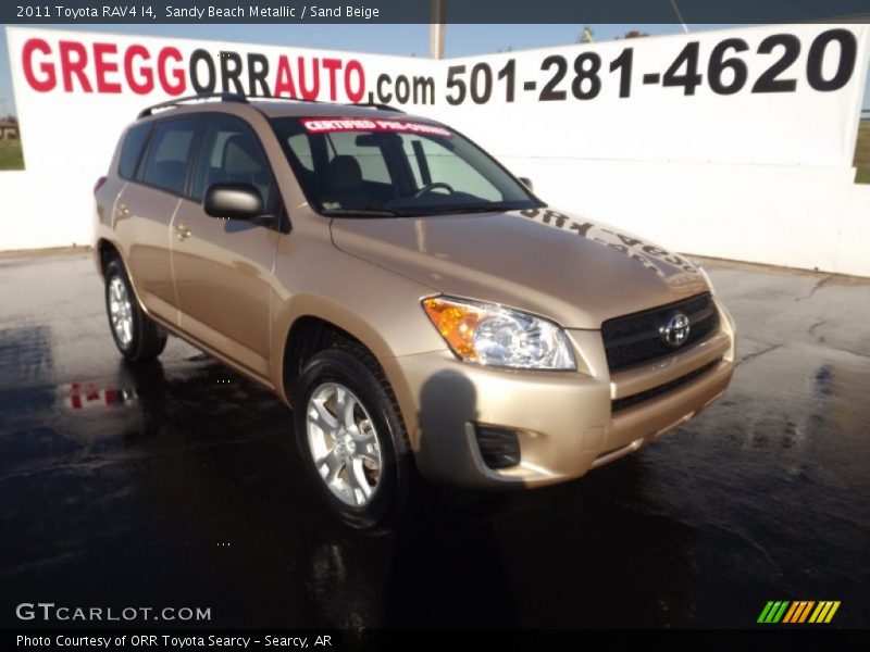 Sandy Beach Metallic / Sand Beige 2011 Toyota RAV4 I4
