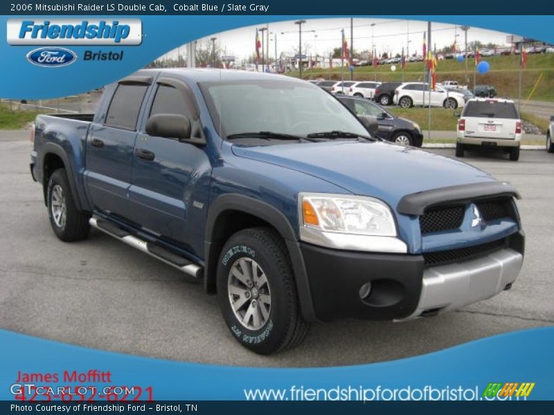 Cobalt Blue / Slate Gray 2006 Mitsubishi Raider LS Double Cab