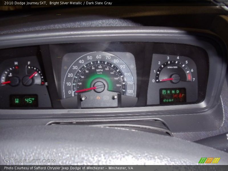 Bright Silver Metallic / Dark Slate Gray 2010 Dodge Journey SXT