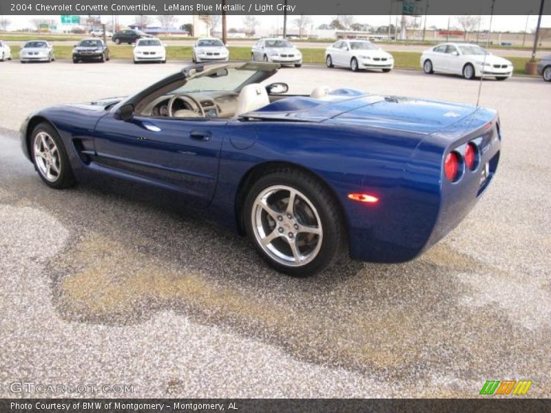 LeMans Blue Metallic / Light Gray 2004 Chevrolet Corvette Convertible