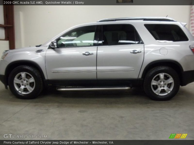 Quicksilver Metallic / Ebony 2009 GMC Acadia SLE AWD