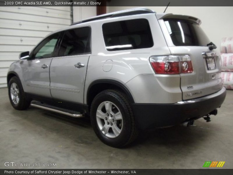 Quicksilver Metallic / Ebony 2009 GMC Acadia SLE AWD