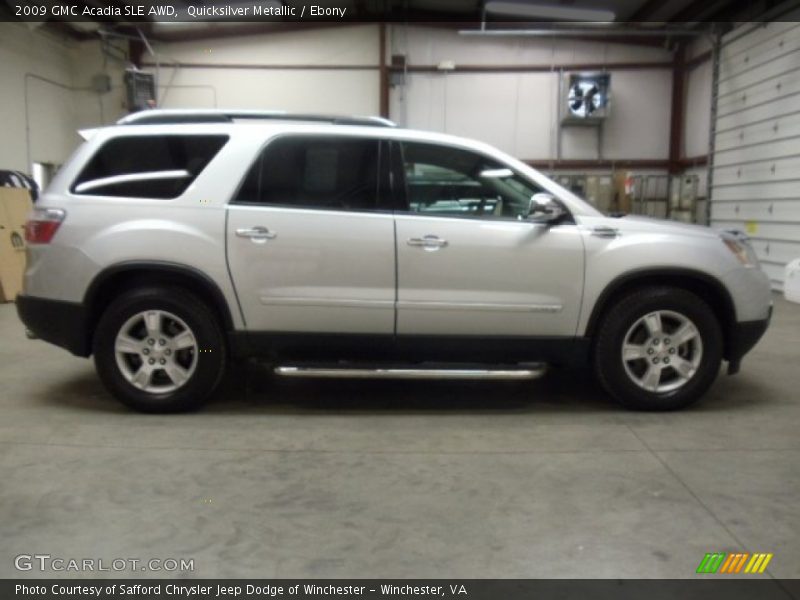 Quicksilver Metallic / Ebony 2009 GMC Acadia SLE AWD
