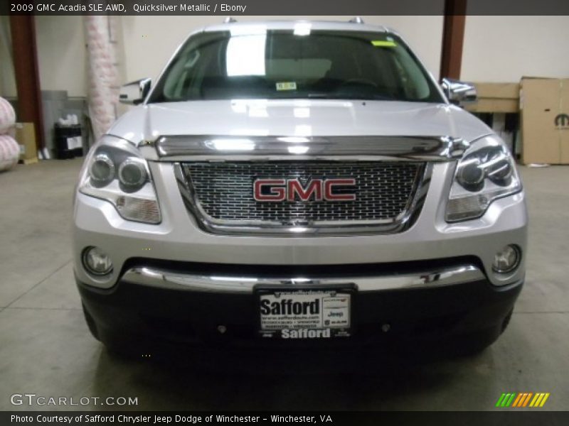 Quicksilver Metallic / Ebony 2009 GMC Acadia SLE AWD