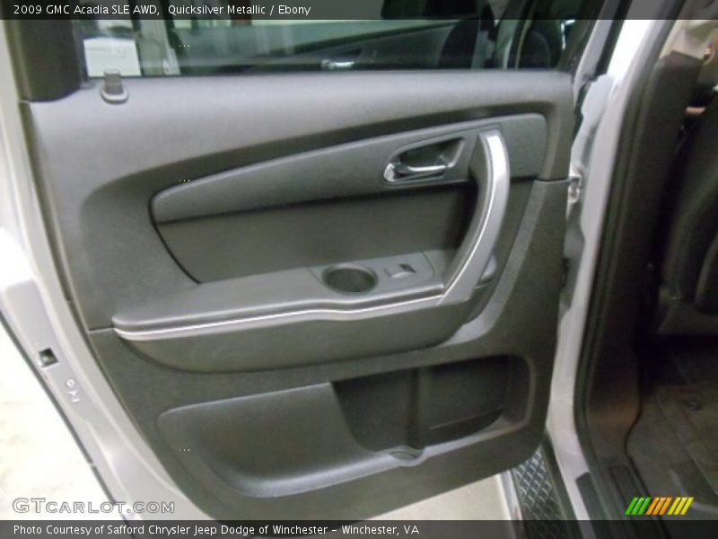 Quicksilver Metallic / Ebony 2009 GMC Acadia SLE AWD