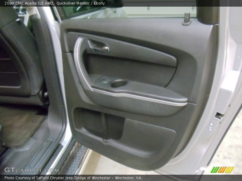 Quicksilver Metallic / Ebony 2009 GMC Acadia SLE AWD
