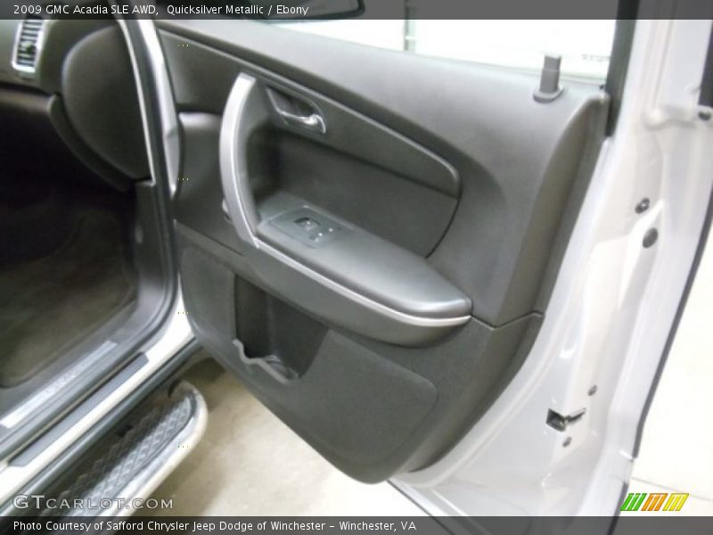 Quicksilver Metallic / Ebony 2009 GMC Acadia SLE AWD
