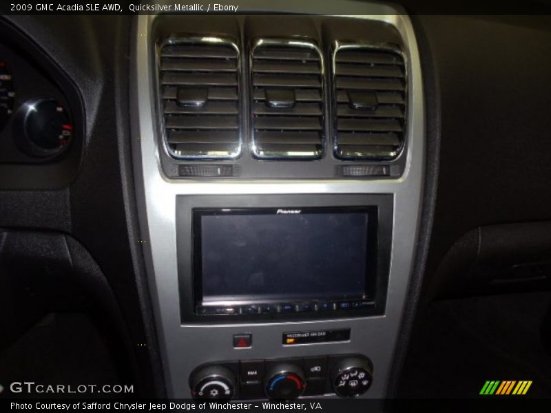 Quicksilver Metallic / Ebony 2009 GMC Acadia SLE AWD