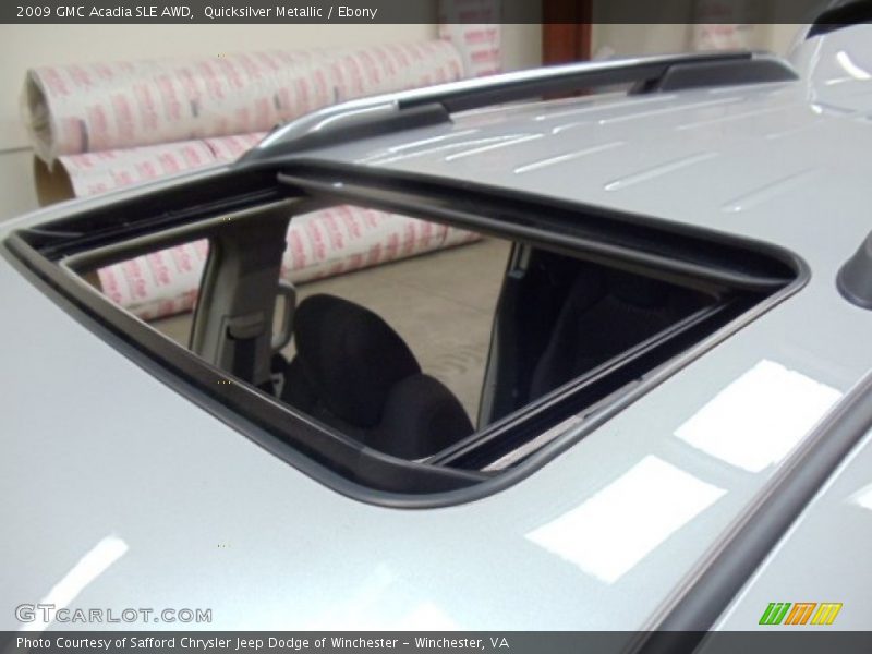 Quicksilver Metallic / Ebony 2009 GMC Acadia SLE AWD