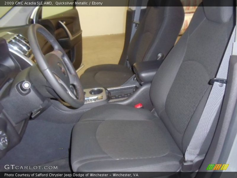 Quicksilver Metallic / Ebony 2009 GMC Acadia SLE AWD