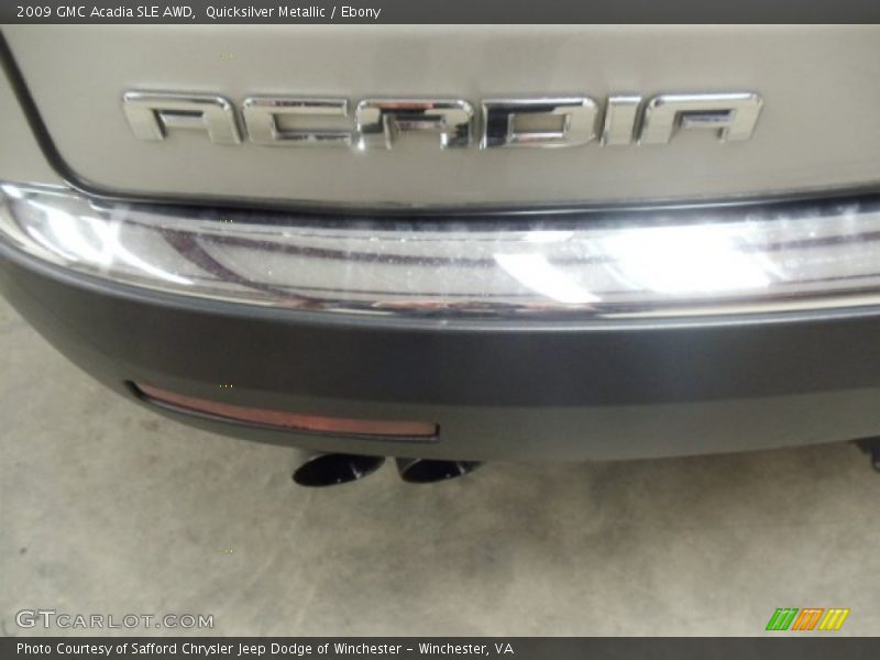 Quicksilver Metallic / Ebony 2009 GMC Acadia SLE AWD