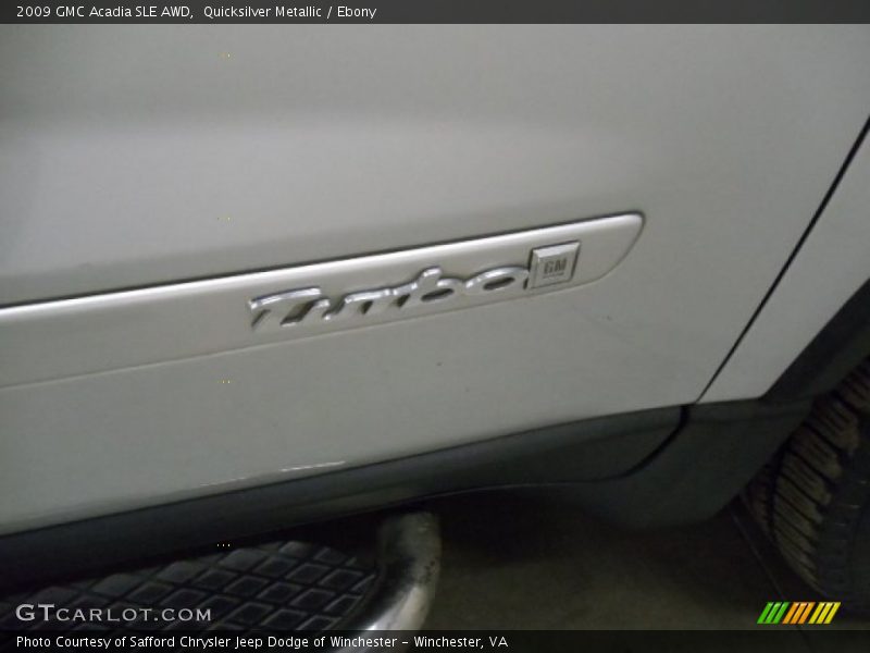 Quicksilver Metallic / Ebony 2009 GMC Acadia SLE AWD