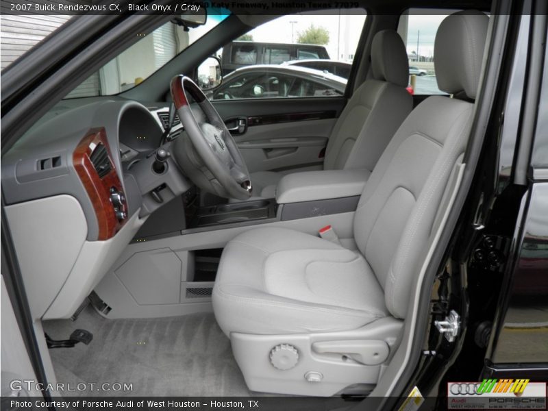 Black Onyx / Gray 2007 Buick Rendezvous CX