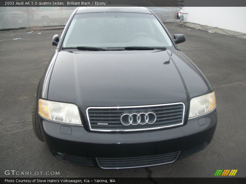 Brilliant Black / Ebony 2003 Audi A6 3.0 quattro Sedan