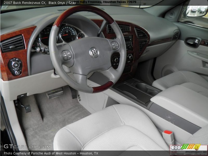 Black Onyx / Gray 2007 Buick Rendezvous CX