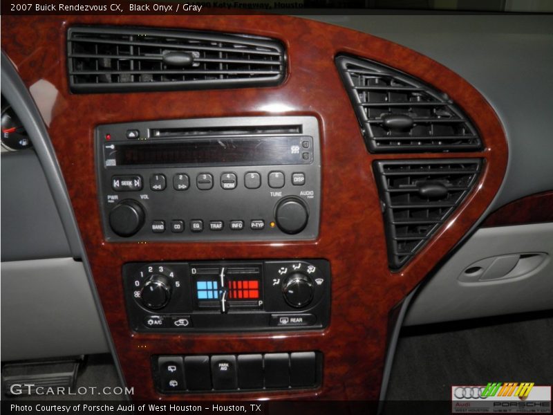 Black Onyx / Gray 2007 Buick Rendezvous CX