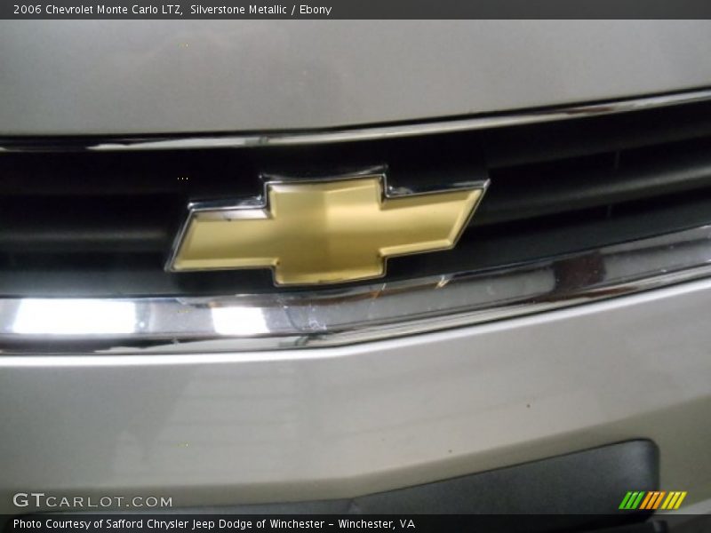 Silverstone Metallic / Ebony 2006 Chevrolet Monte Carlo LTZ