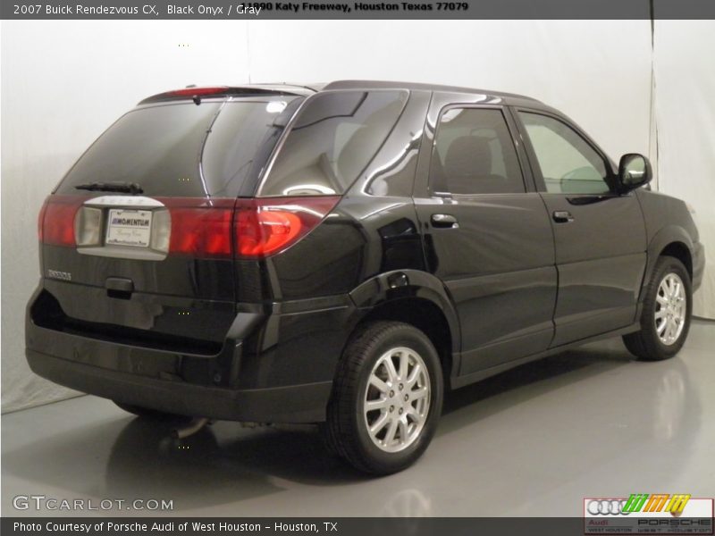 Black Onyx / Gray 2007 Buick Rendezvous CX