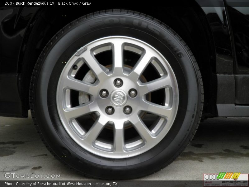 Black Onyx / Gray 2007 Buick Rendezvous CX