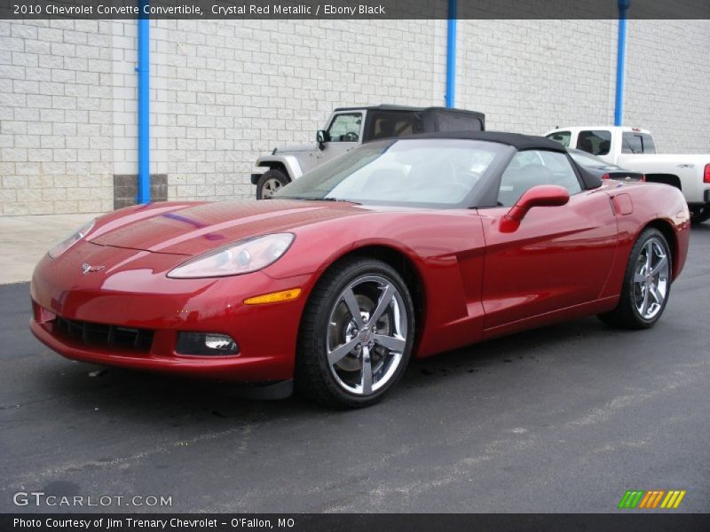  2010 Corvette Convertible Crystal Red Metallic