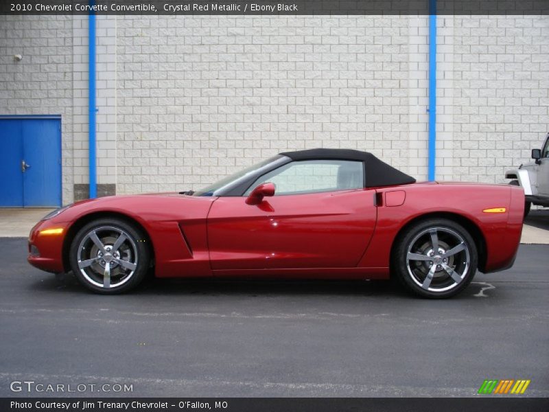  2010 Corvette Convertible Crystal Red Metallic