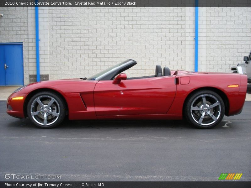  2010 Corvette Convertible Crystal Red Metallic