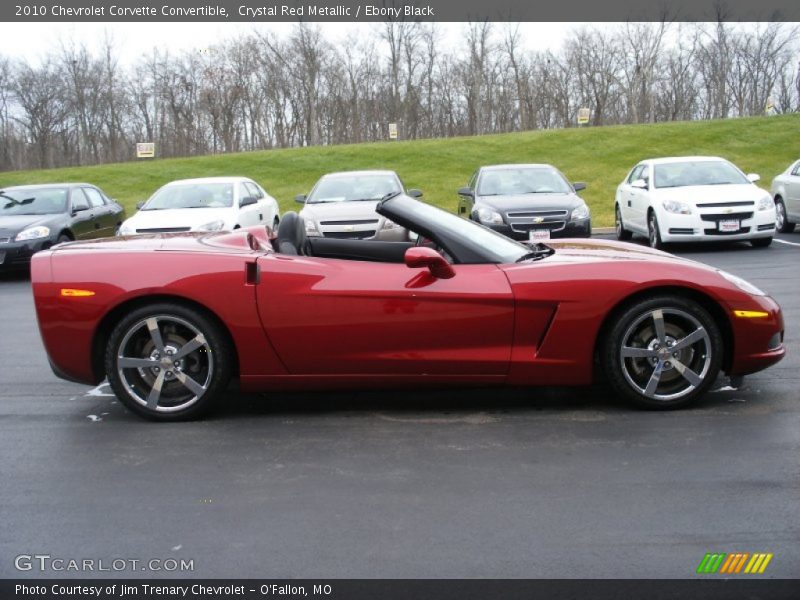  2010 Corvette Convertible Crystal Red Metallic