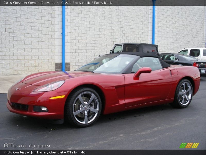 Crystal Red Metallic / Ebony Black 2010 Chevrolet Corvette Convertible