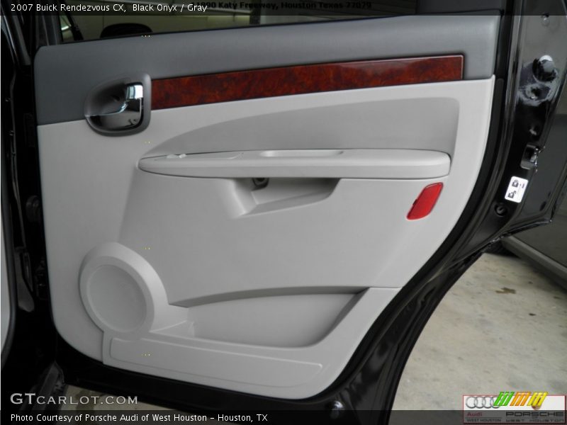 Black Onyx / Gray 2007 Buick Rendezvous CX