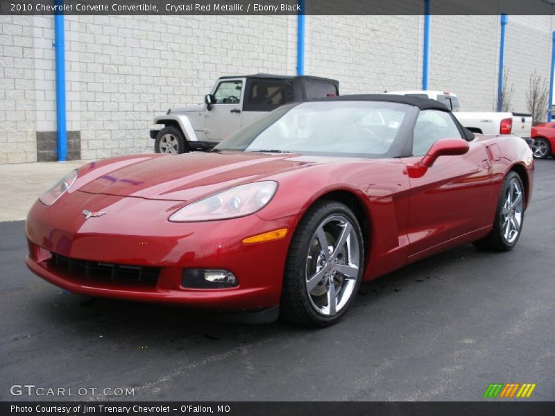 Front 3/4 View of 2010 Corvette Convertible