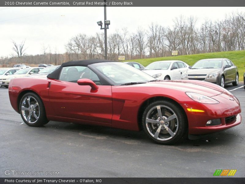 Crystal Red Metallic / Ebony Black 2010 Chevrolet Corvette Convertible