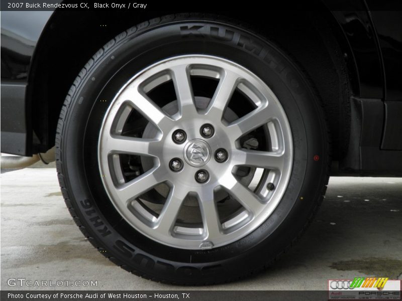 Black Onyx / Gray 2007 Buick Rendezvous CX