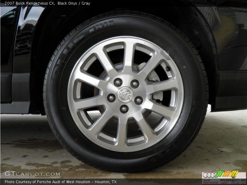 Black Onyx / Gray 2007 Buick Rendezvous CX