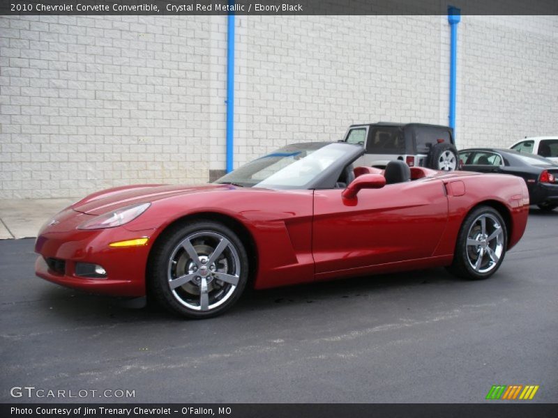 Crystal Red Metallic / Ebony Black 2010 Chevrolet Corvette Convertible