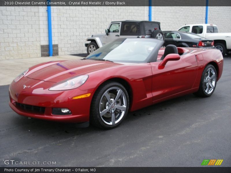 Crystal Red Metallic / Ebony Black 2010 Chevrolet Corvette Convertible
