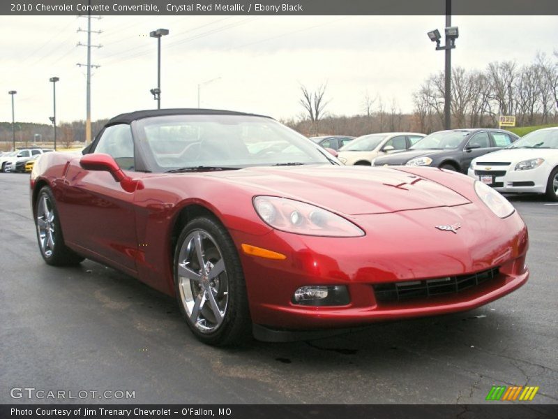  2010 Corvette Convertible Crystal Red Metallic