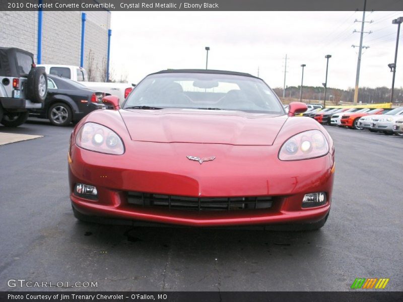 Crystal Red Metallic / Ebony Black 2010 Chevrolet Corvette Convertible