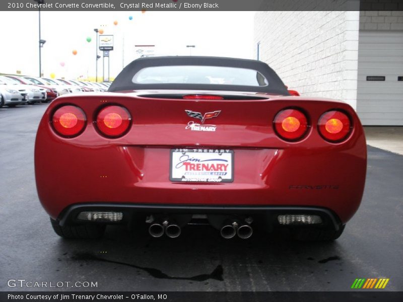 Crystal Red Metallic / Ebony Black 2010 Chevrolet Corvette Convertible