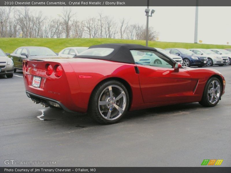 Crystal Red Metallic / Ebony Black 2010 Chevrolet Corvette Convertible